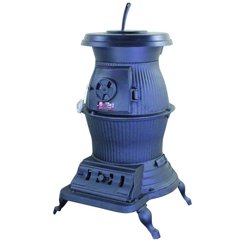 US Stove Railroad Potbelly Direct Vent Coal Stove Wayfair